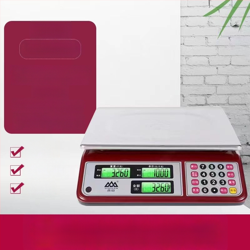 Xiangshan 30 kg digitális asztali mérleg kereskedelmi használatra, elektronikus mérleg, otthoni konyhai mérleg