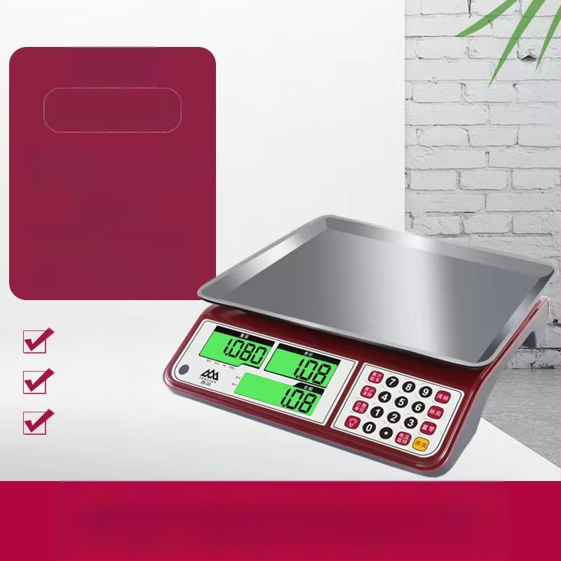 Xiangshan 30 kg digitális asztali mérleg kereskedelmi használatra, elektronikus mérleg, otthoni konyhai mérleg