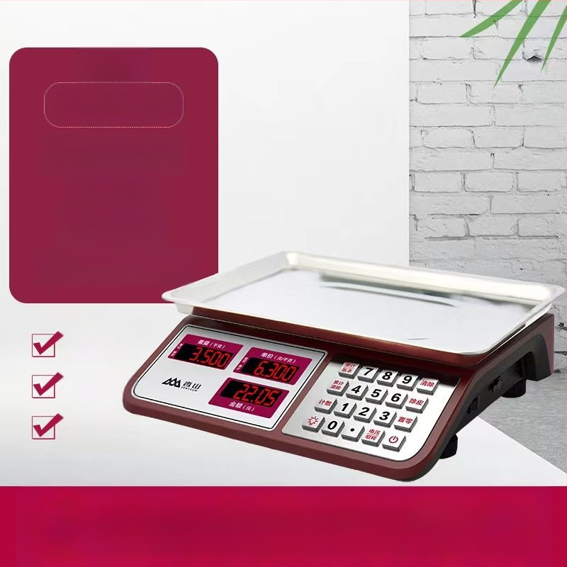 Xiangshan 30 kg digitális asztali mérleg kereskedelmi használatra, elektronikus mérleg, otthoni konyhai mérleg