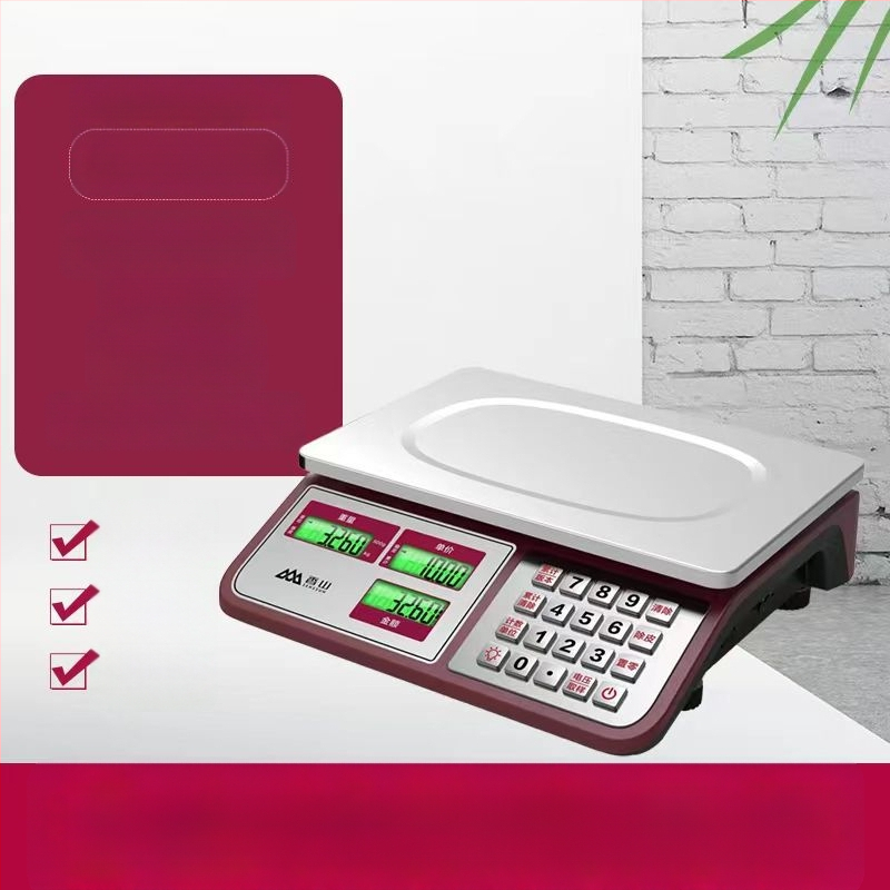 Xiangshan 30 kg digitális asztali mérleg kereskedelmi használatra, elektronikus mérleg, otthoni konyhai mérleg