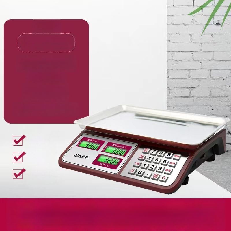 Xiangshan 30 kg digitális asztali mérleg kereskedelmi használatra, elektronikus mérleg, otthoni konyhai mérleg