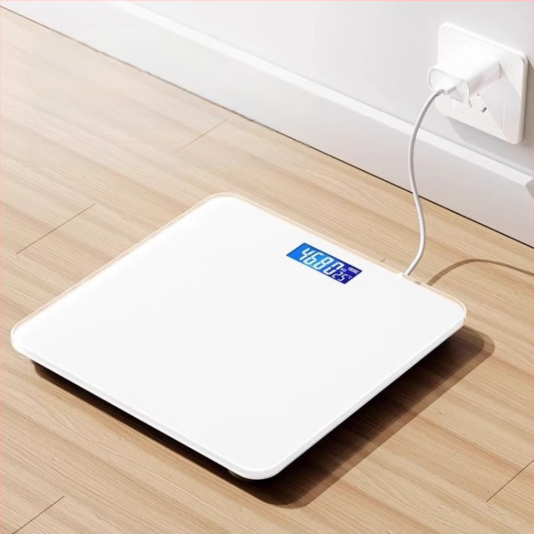 Cântar de greutate corporală cu funcție de măsurare a grăsimii corporale - Cântar digital pentru uz casnic pentru adulți (Brand Friendly; Origine Yiwu; Stil Simplu)