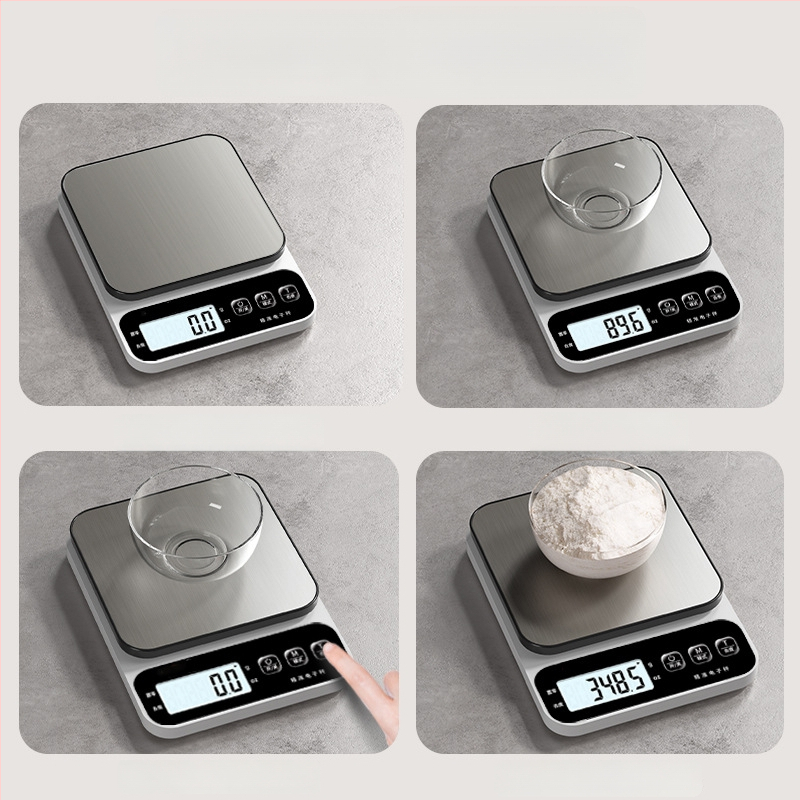 Elektronikus konyhai mérleg, nagy pontosságú sütéshez és élelmiszerekhez, modell 100