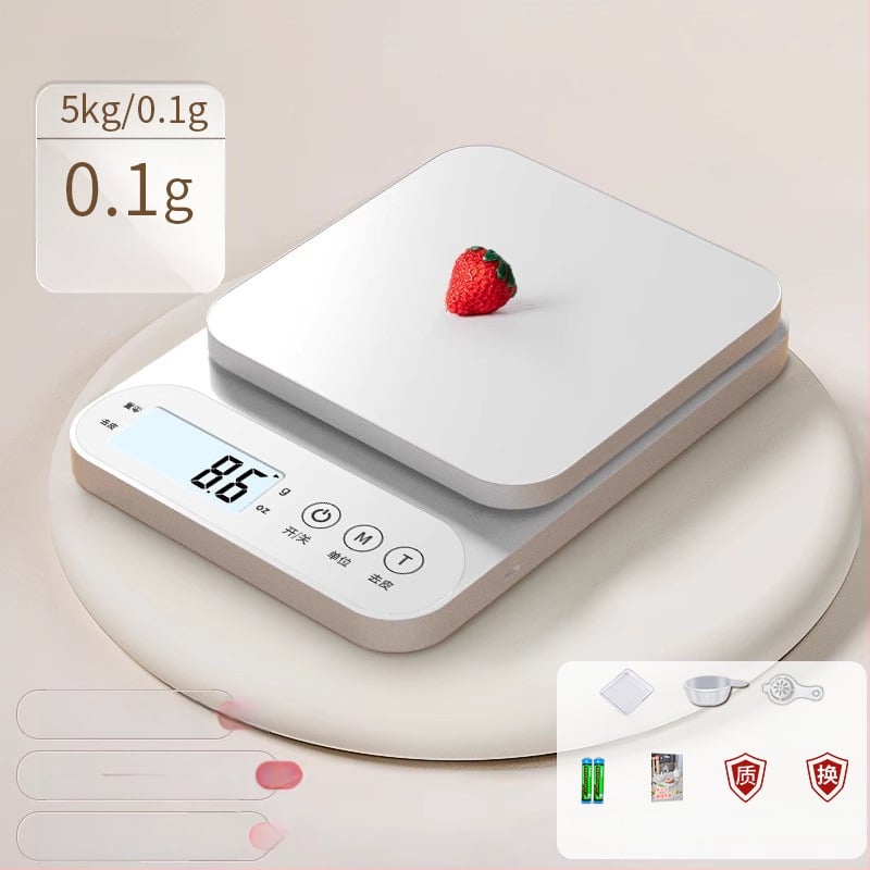 Elektronikus konyhai mérleg, nagy pontosságú sütéshez és élelmiszerekhez, modell 100