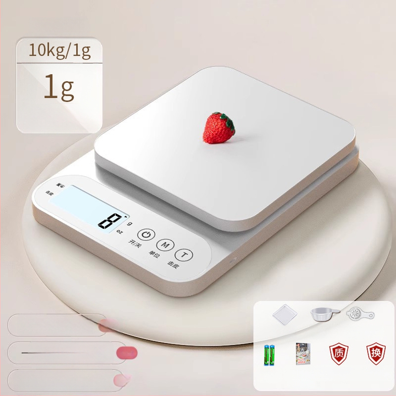 Elektronikus konyhai mérleg, nagy pontosságú sütéshez és élelmiszerekhez, modell 100