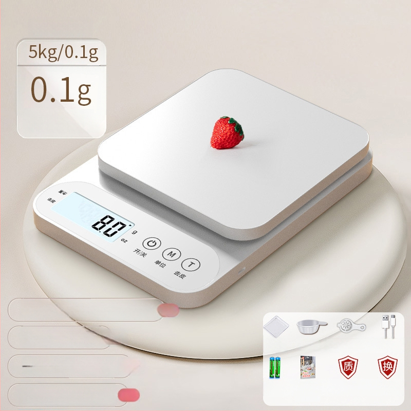 Elektronikus konyhai mérleg, nagy pontosságú sütéshez és élelmiszerekhez, modell 100
