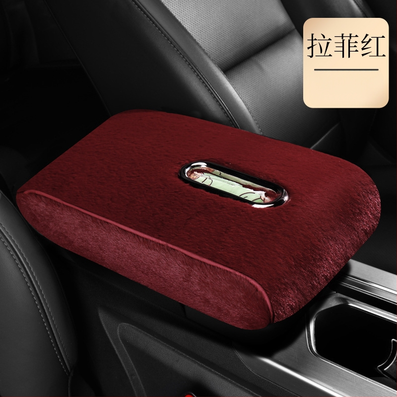 Universāls ādas rokas balsts ar sānu kabatām, memory foam, pielāgota apstrāde