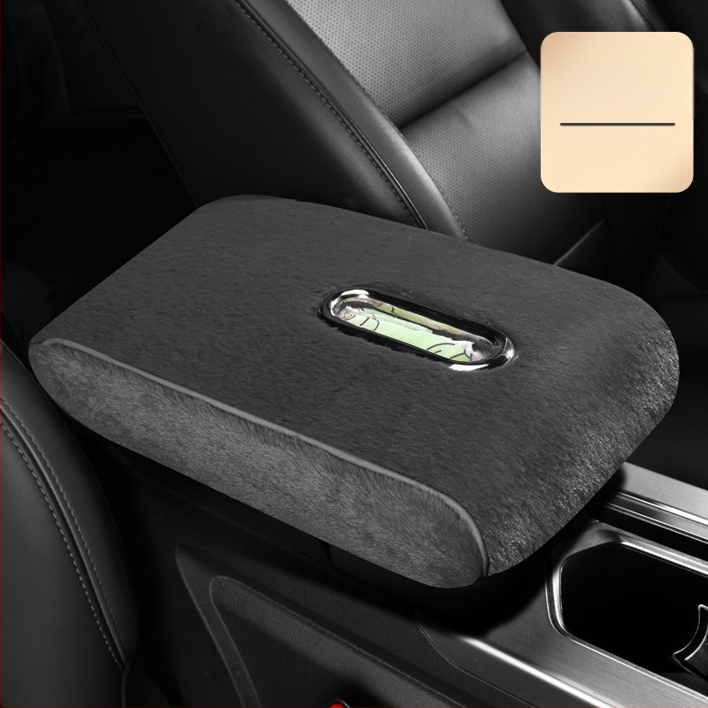 Universāls ādas rokas balsts ar sānu kabatām, memory foam, pielāgota apstrāde