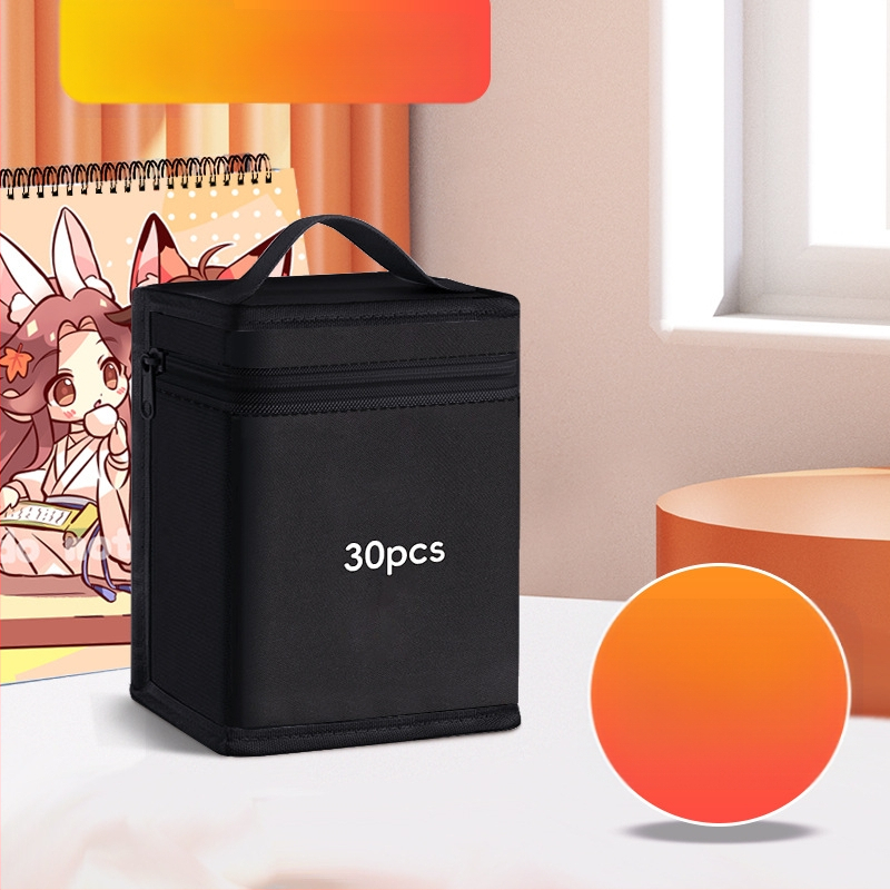 Marķieru soma no Oxford auduma, universāla skolēniem, ar roku zīmēta stila