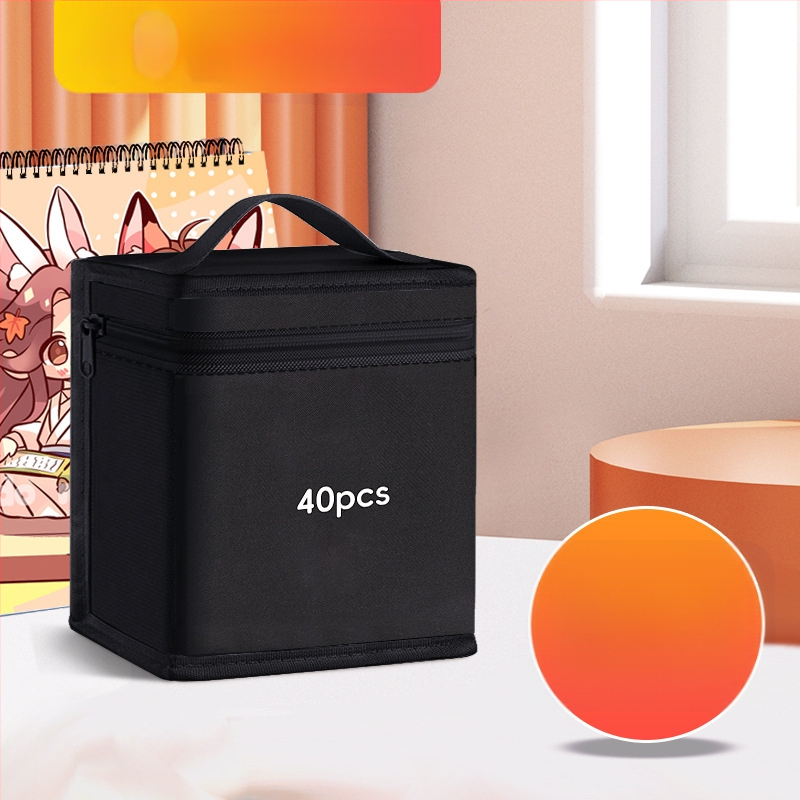 Marķieru soma no Oxford auduma, universāla skolēniem, ar roku zīmēta stila