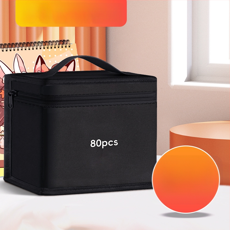 Marķieru soma no Oxford auduma, universāla skolēniem, ar roku zīmēta stila