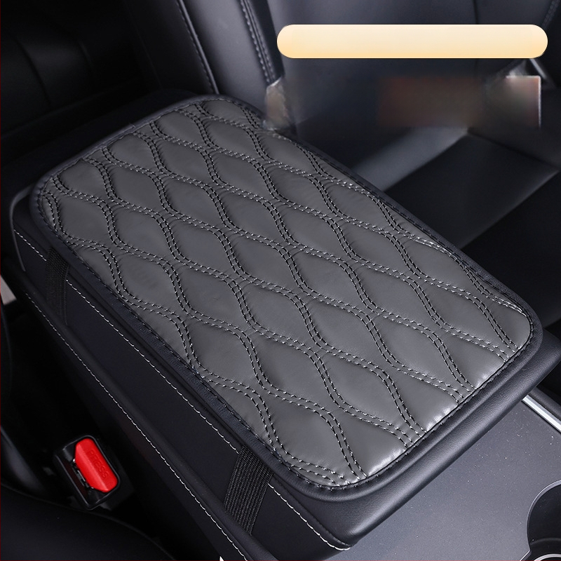 Automobiļa centra rokas balsta spilvens, āda, Ding Ding Niu, universālā saderība, pielāgošana