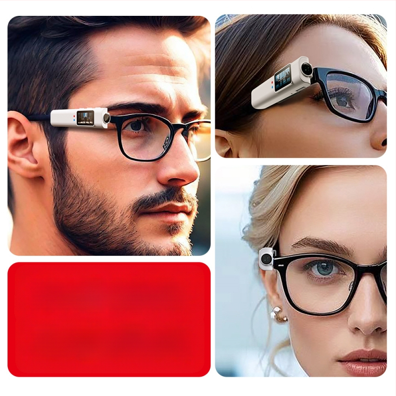 Ochelari S110 pentru înregistrare, montare pe cap – ramă din plastic, control tactil, rază wireless până la 5 m, lansare 2025