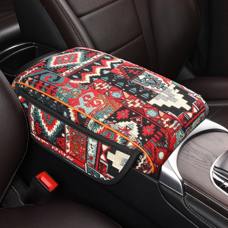 3D auduma rokas balsta spilvens, universāls automašīnas interjers Tianchen zīmols, centrālais uzglabāšanas spilvens