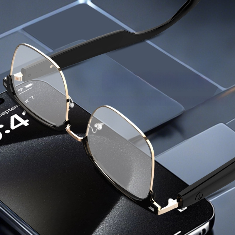 Ochelari Bluetooth inteligenți cu traducere AI – GS13, Baterie 70×2, Distanță de operare 10 m, Control tactil