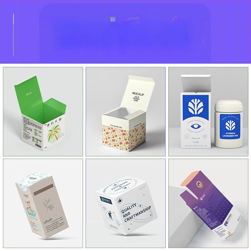 Персонализирана крафт кутия за опаковки с сгъваема конструкция, 350 gsm хартия, горещо щамповане, сребърно щамповане, UV печат и релеф — Tianli