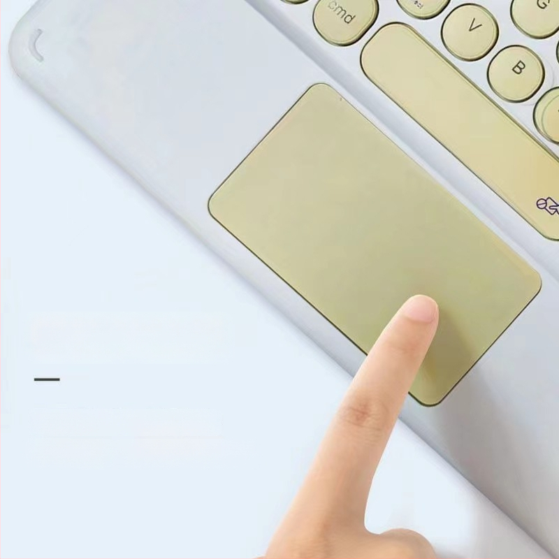 Bežična Bluetooth tipkovnica s touchpedom, model 250c — USB sučelje, izdanje 2022., ergonomski dizajn, kompatibilna s mobilnim uređajima i tabletima