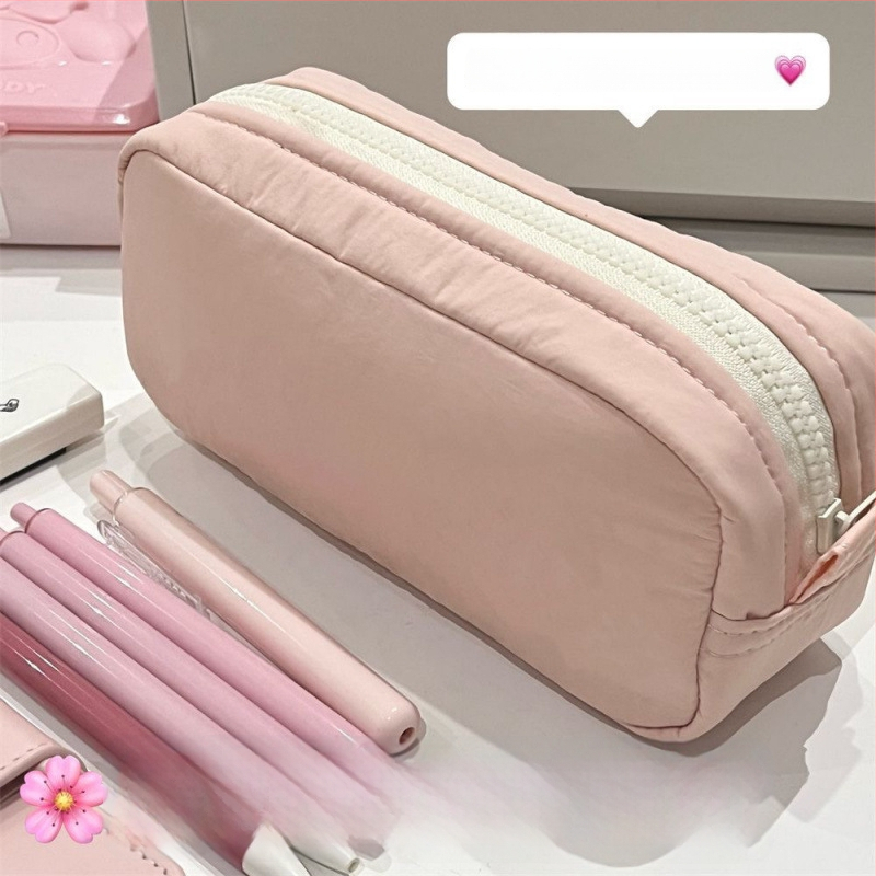 Pildspalvu maciņš ar lielu ietilpību, kvadrāta formā – Instagram stils (Zīmols: Other/other; Materiāls: Other; Dzimums: General purpose; IP atļauja: No; Stils: Ins style)