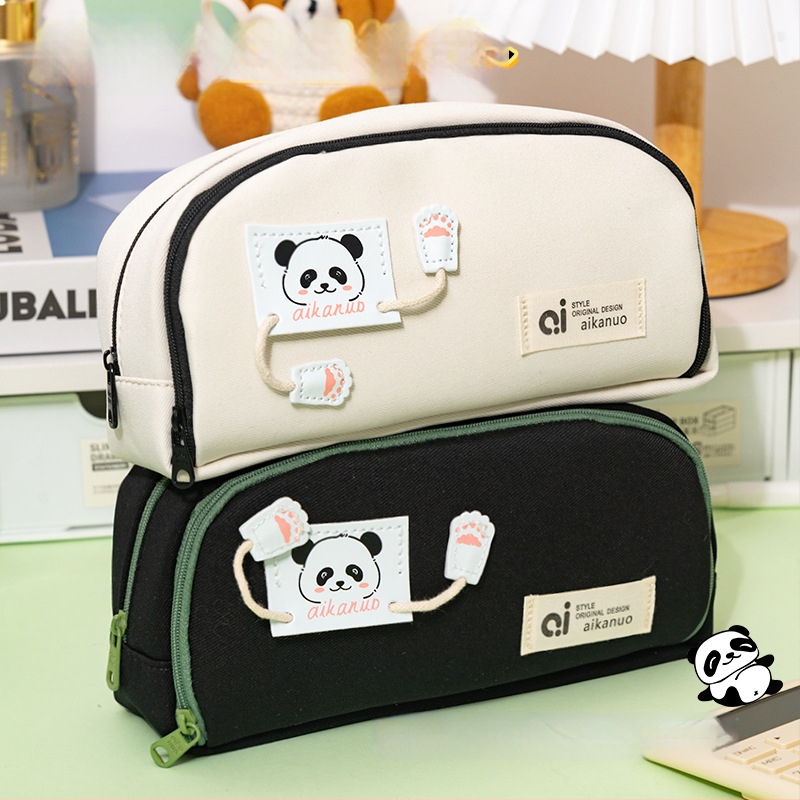 Zīmuli maciņš kolēģiju stilā ar karikatūru dizainu, japāņu stils — audums, universāls, zīmols Other