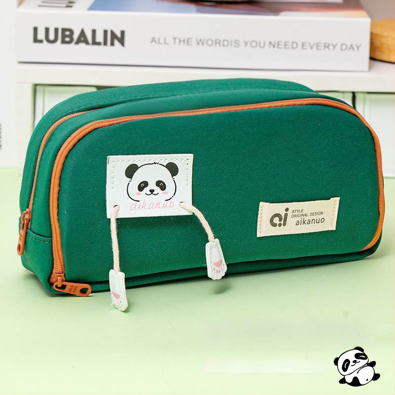 Zīmuli maciņš kolēģiju stilā ar karikatūru dizainu, japāņu stils — audums, universāls, zīmols Other