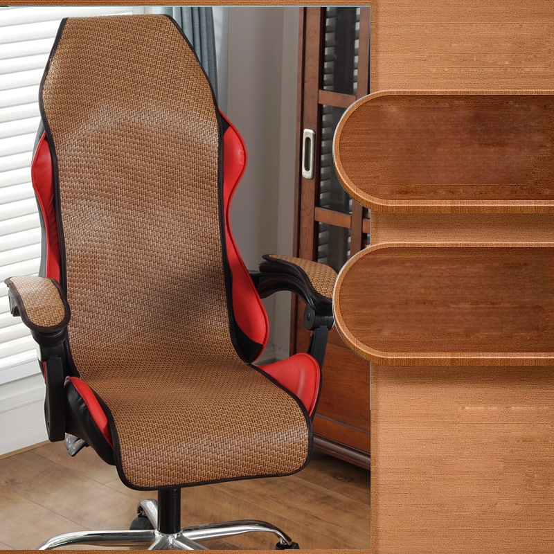 Nyári e-sport szék párna, rattan és bambusz anyag, EPE töltőanyag, pastorális stílus