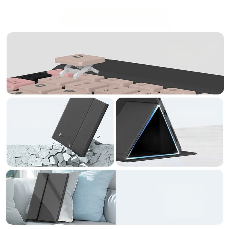 Zaštitna futrola s tipkovnicom za Apple iPad Pro 11, 11‑tipkovnica s numeričkim keypadom, Bluetooth, crtani dizajn