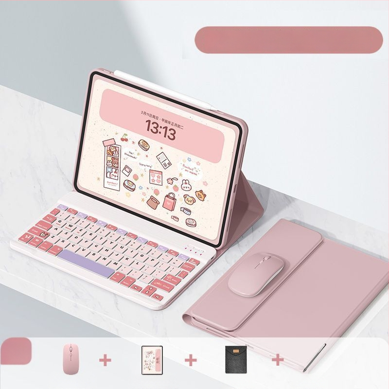 Zaštitna futrola s tipkovnicom za Apple iPad Pro 11, 11‑tipkovnica s numeričkim keypadom, Bluetooth, crtani dizajn