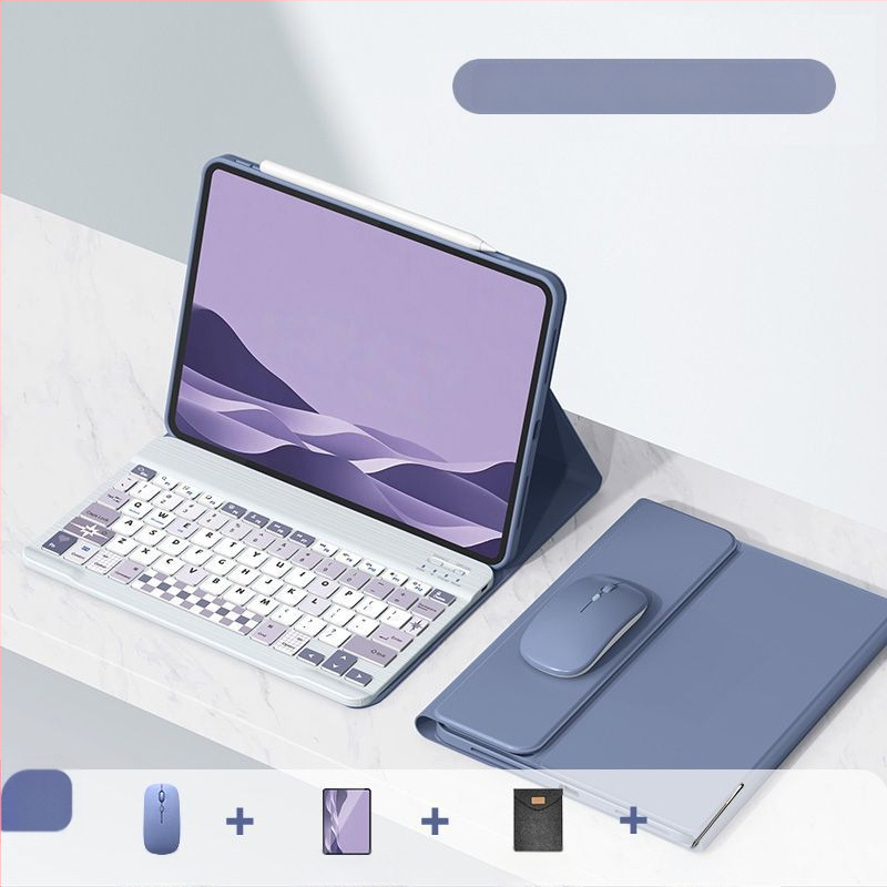 Zaštitna futrola s tipkovnicom za Apple iPad Pro 11, 11‑tipkovnica s numeričkim keypadom, Bluetooth, crtani dizajn