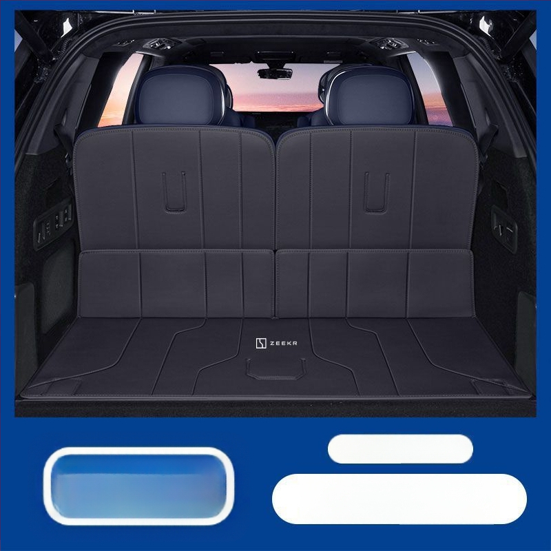 Zeekr 9X bagāžnieka paklājs ar apkārtējo aizsardzību un aizmugures sēdekļa aizsardzību, elpojošs iekšējais piederums, iespēja logotipu drukāšanai