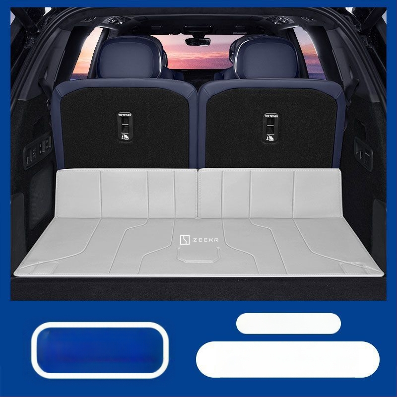 Zeekr 9X bagāžnieka paklājs ar apkārtējo aizsardzību un aizmugures sēdekļa aizsardzību, elpojošs iekšējais piederums, iespēja logotipu drukāšanai