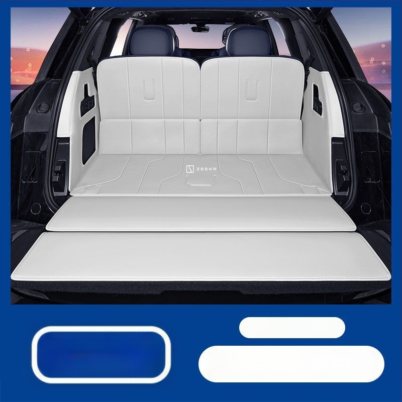 Zeekr 9X bagāžnieka paklājs ar apkārtējo aizsardzību un aizmugures sēdekļa aizsardzību, elpojošs iekšējais piederums, iespēja logotipu drukāšanai