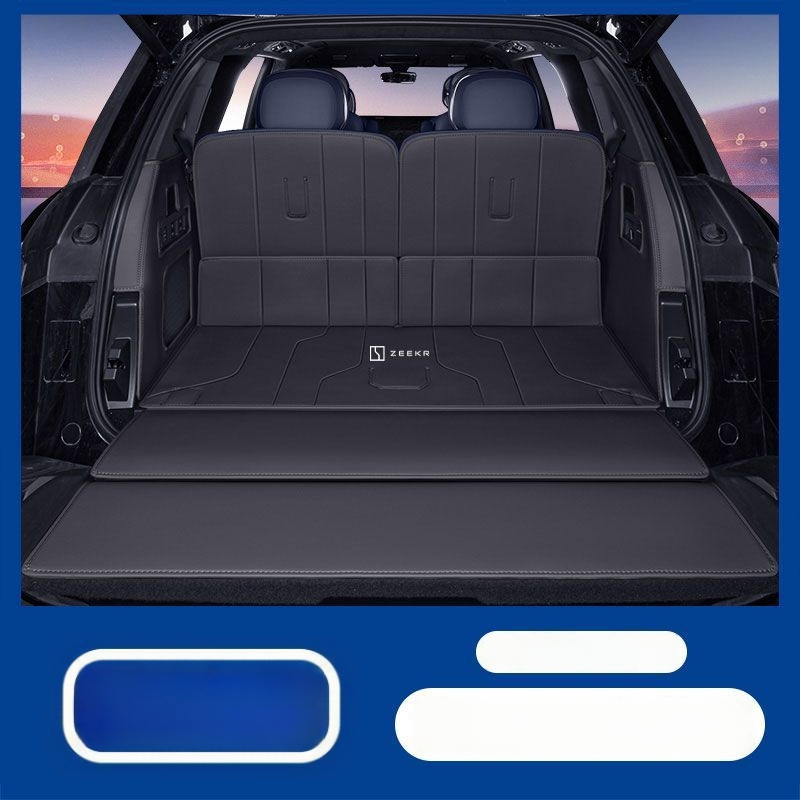 Zeekr 9X bagāžnieka paklājs ar apkārtējo aizsardzību un aizmugures sēdekļa aizsardzību, elpojošs iekšējais piederums, iespēja logotipu drukāšanai