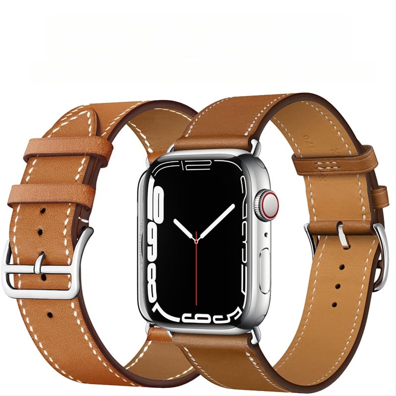Kaiš za Apple Watch, 22 mm, koža prvog sloja goveda, službeni model, svestran