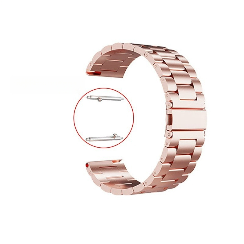 Haihan стоманена каишка за часовник — съвместима с Apple Watch, Samsung и Casio; интерфейс 20/22 мм; тегло 60 г; закопчалка катарама; бизнес стил