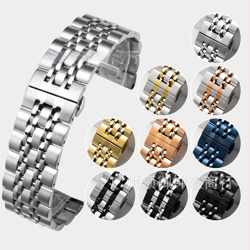 Стоманена каишка за Apple Watch, интерфейс 22 мм, съвместима с Apple/General модели, тегло 0.1