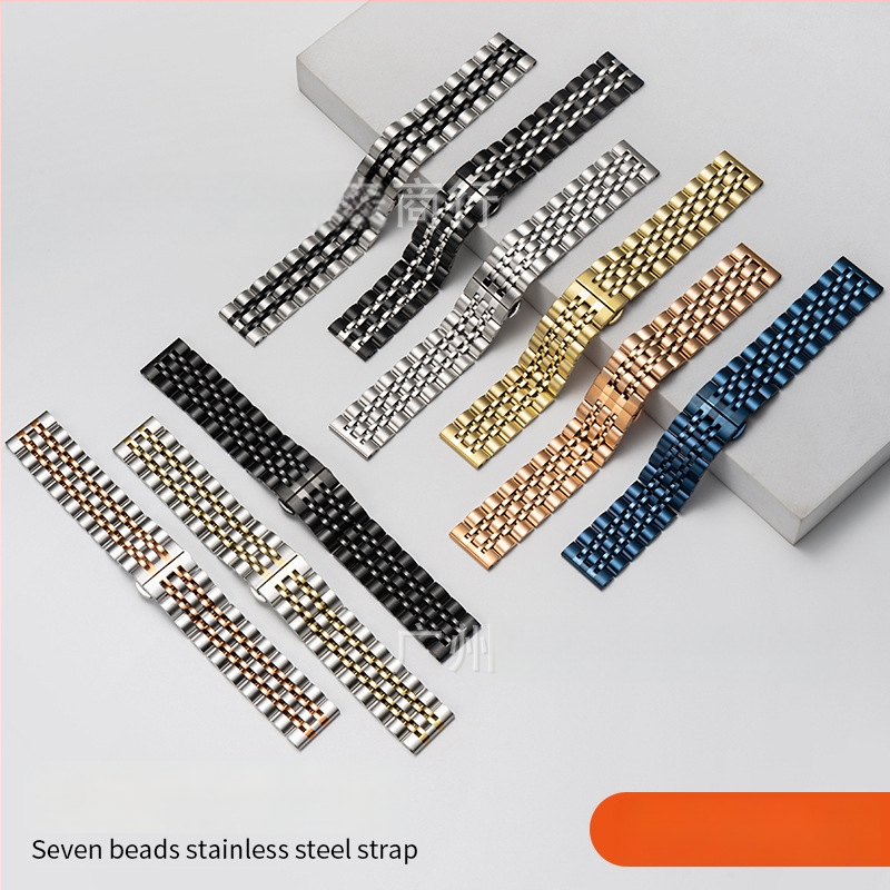 Стоманена каишка за Apple Watch, интерфейс 22 мм, съвместима с Apple/General модели, тегло 0.1