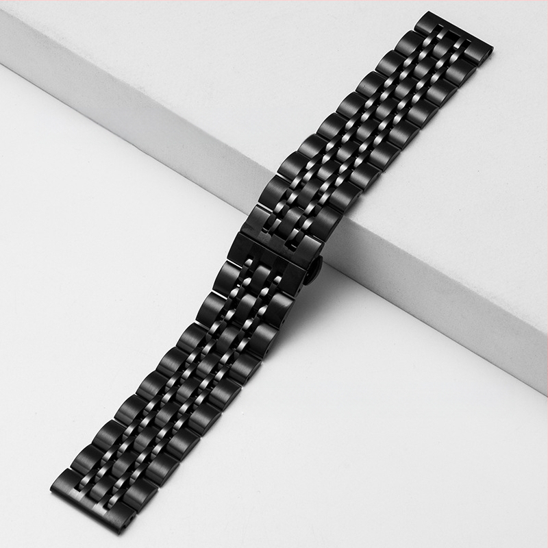 Стоманена каишка за Apple Watch, интерфейс 22 мм, съвместима с Apple/General модели, тегло 0.1