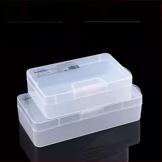 Skaidri plastikinė laikymo dėžutė elektroninėms dalims ir varžtams — plokštėms skirtas organizatorius su tvirtu rėmu