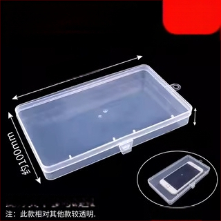 Skaidri plastikinė laikymo dėžutė elektroninėms dalims ir varžtams — plokštėms skirtas organizatorius su tvirtu rėmu