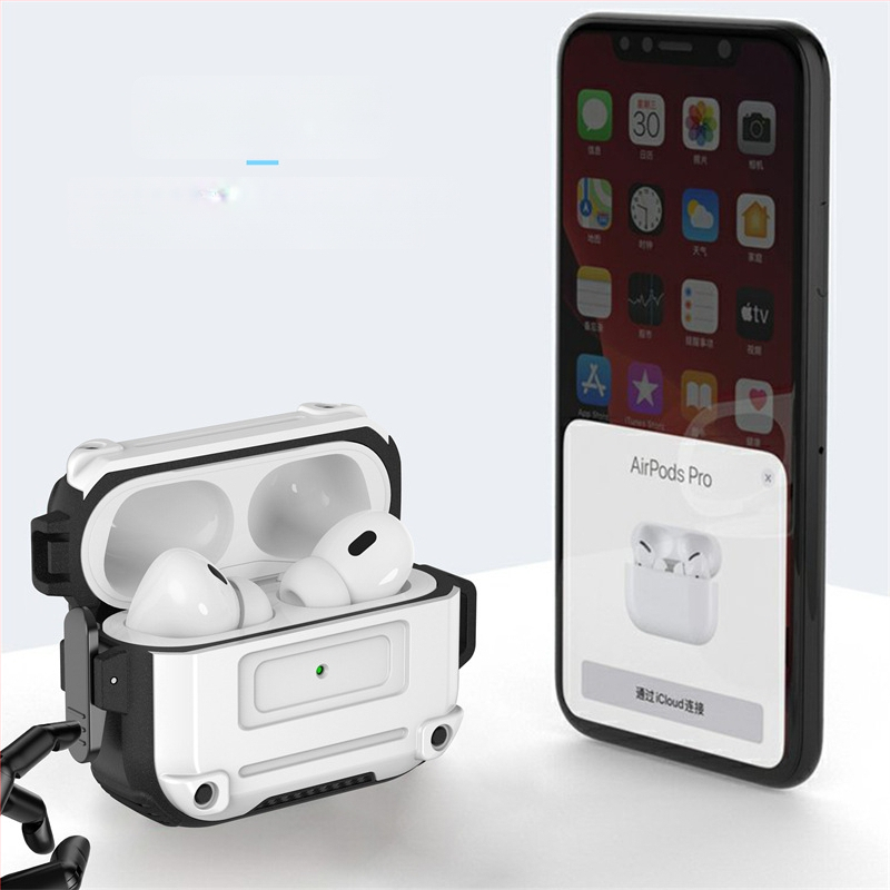 Kućište AirPods Pro 2 – mekano TPU kućište s prilagodljivim zaštitnim poklopcem za Apple slušalice