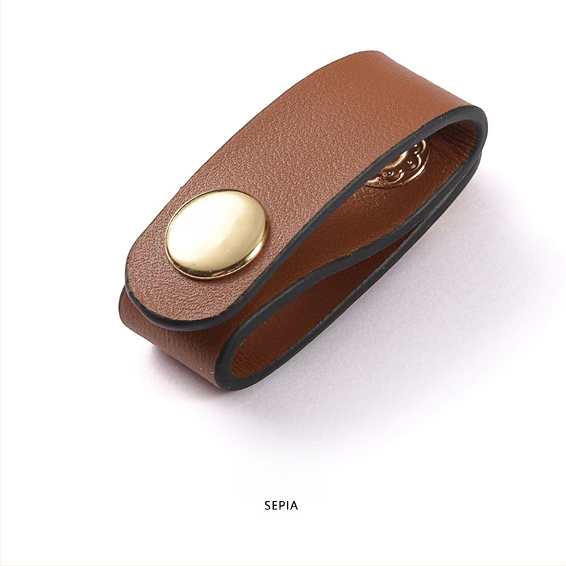 MHS-D-12 Δερμάτινος οργανωτής ζωνών αποσκευών, κορυφαίο δέρμα, ανθεκτικό στη φθορά, στυλ χαλαρού ταξιδιού