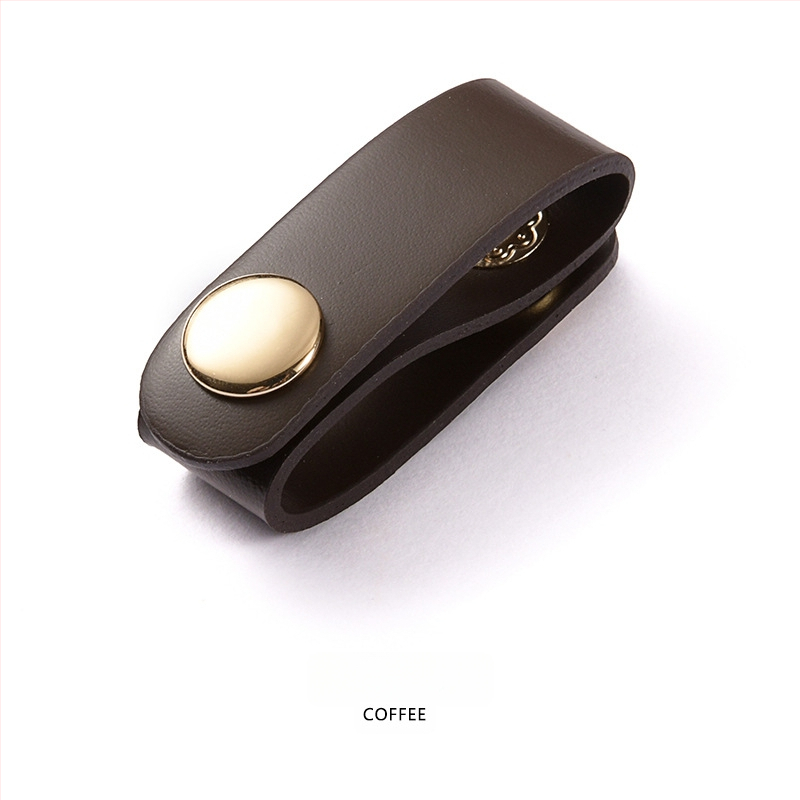 MHS-D-12 Δερμάτινος οργανωτής ζωνών αποσκευών, κορυφαίο δέρμα, ανθεκτικό στη φθορά, στυλ χαλαρού ταξιδιού