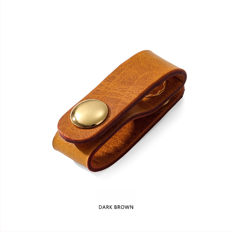 MHS-D-12 Δερμάτινος οργανωτής ζωνών αποσκευών, κορυφαίο δέρμα, ανθεκτικό στη φθορά, στυλ χαλαρού ταξιδιού