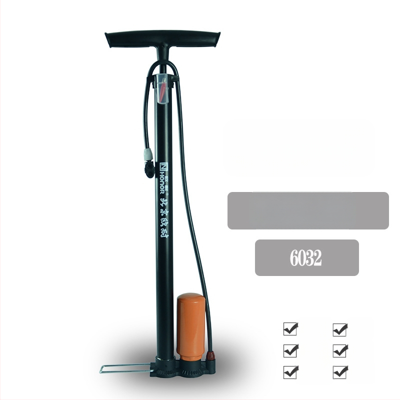 Onai augstas spiediena velosipēdu sūknis ar manometru, dzelzs pneimatiskais cilindrs, pielāgota apstrāde, licencēta privātā zīmola