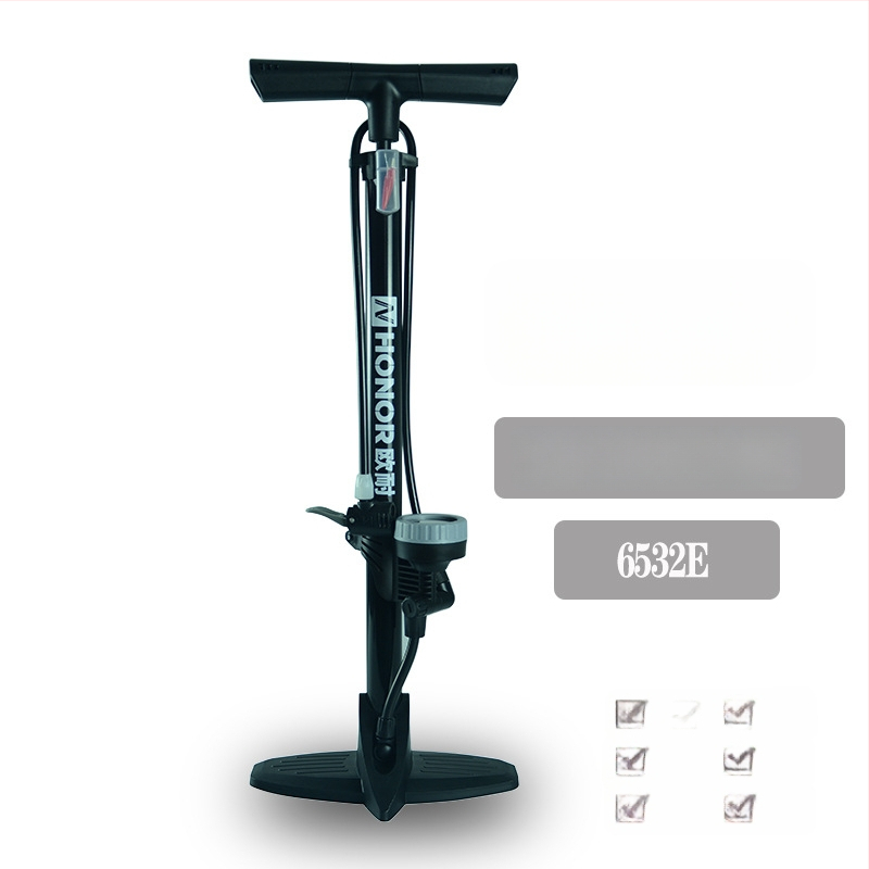 Onai augstas spiediena velosipēdu sūknis ar manometru, dzelzs pneimatiskais cilindrs, pielāgota apstrāde, licencēta privātā zīmola