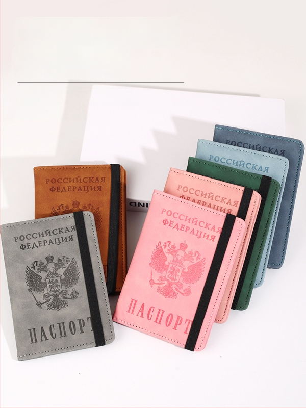 Θήκη διαβατηρίου PU με επένδυση από δέρμα βοδιού, Unisex, στυλ ταξιδιού για αναψυχή, αναπνεύσιμη