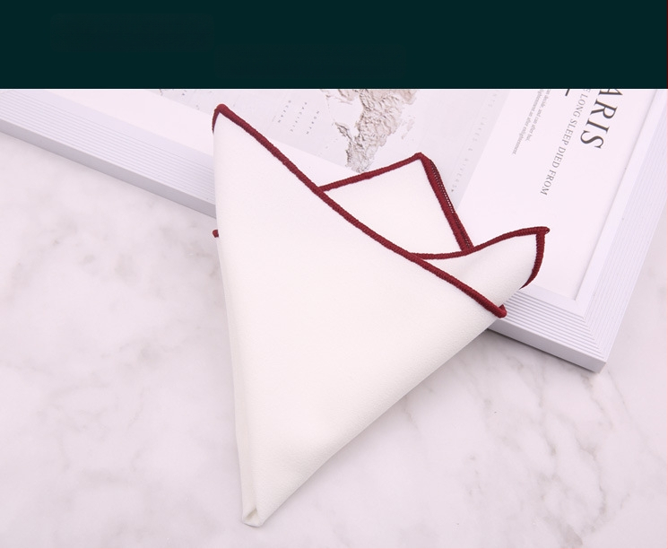 Kabatas lakatiņš no kokvilnas, vienkrāsains, jacquard, stilīgs