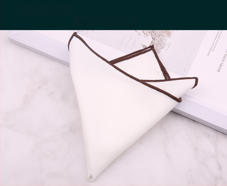 Kabatas lakatiņš no kokvilnas, vienkrāsains, jacquard, stilīgs