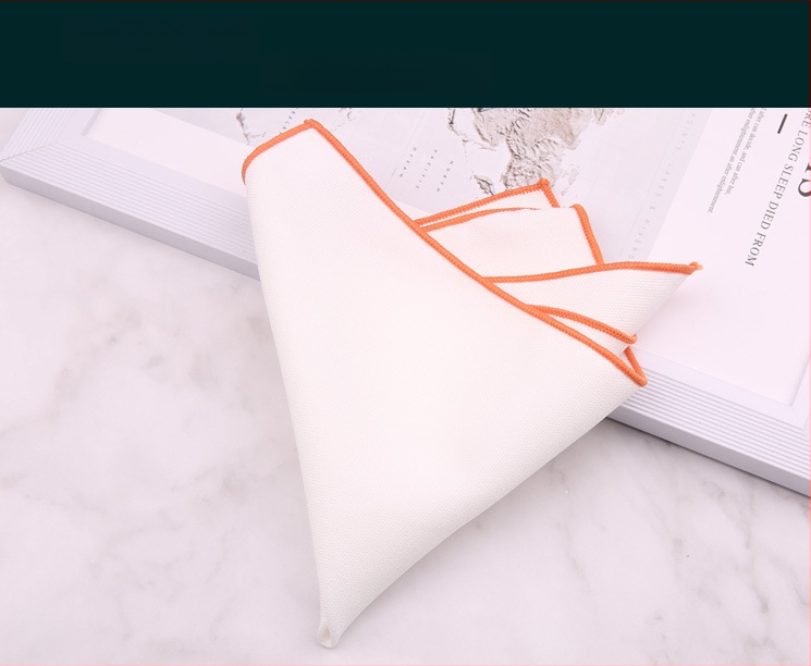 Kabatas lakatiņš no kokvilnas, vienkrāsains, jacquard, stilīgs