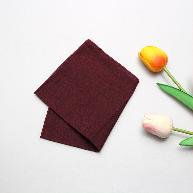 Kabatas lakatiņš no kokvilnas džakarda, pruhots un vienkrāsains raksts, vīrietim, Ler zīmols, pavasaris 2023